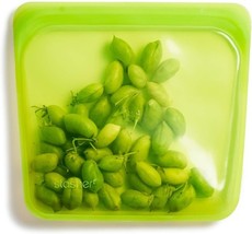 Stasher Premium Silicone Reusable Food Storage Sandwich Bag - Lime (Open... - $7.19