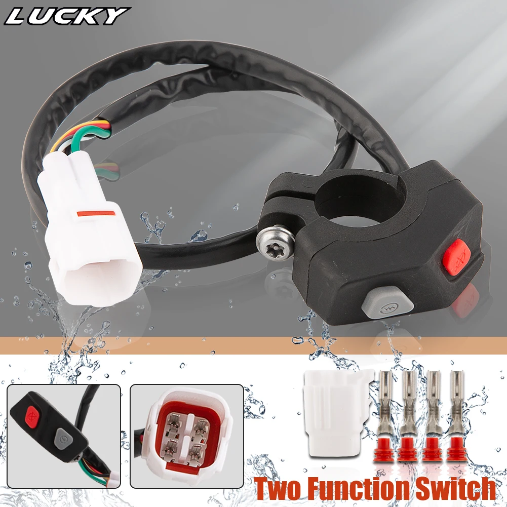 Motorcycle Universal Electric Flameout Starter Stop ON/OFF Kill Switch F... - $20.67