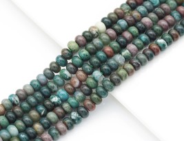 Genuine Indian Agate Rondelle Smooth Beads, Sku#U1406 - $8.00