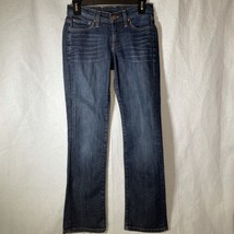 LUCKY Brand Jeans Womens 0 / 25 Blue Long Inseam Denim Stretch Classic Rider - £8.46 GBP