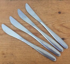 Set Of 4 Vtg Hackman Finland Stainless Steel Butter Knives Silverware Fl... - $79.99