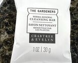 The Gardeners CLEANSING BAR Soap Crabtree &amp; Evelyn Herbal 1oz Travel CHO... - $16.82+