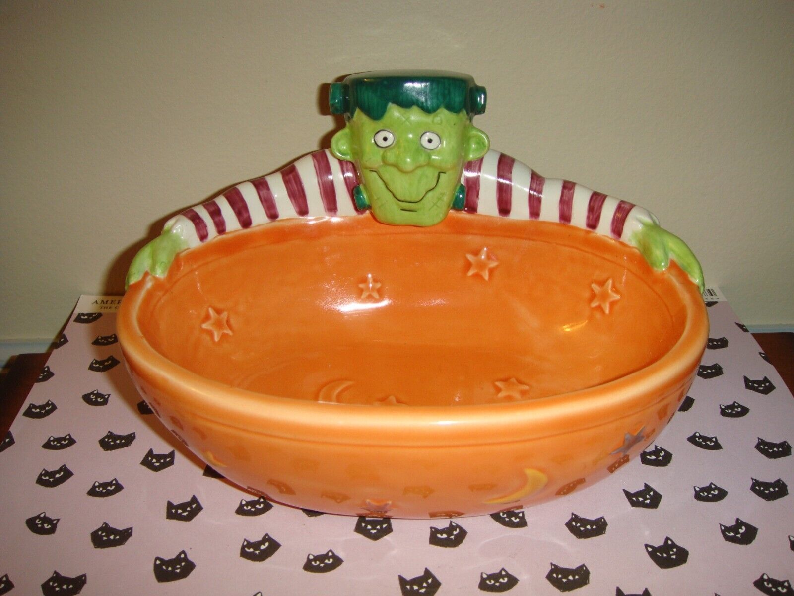 Russ Berrie Halloween Frankenstein Dish - $17.49
