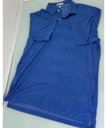 Peter Millar Men Performance Golf Polo Shirt L Soft Tencel Poly Stretch OAP - €20,98 EUR