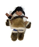 Alaskan Friends Arctic Circle Traditional  Eskimo Girl Doll Fur Parka Co... - £12.50 GBP