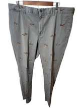 Vintage Polo Ralph Lauren Pants Mens 40L Gray Embroidered Duck Pheasant ... - $74.95