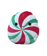 Dulce Peppermint Candy Green Red White Swirl  8&quot; Squishmallow Holiday 20... - $13.54 CAD