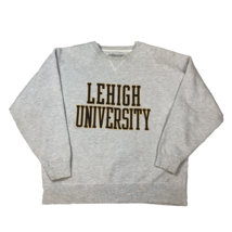 Vintage Lehigh University Gear For Sports Big Cotton Gray Sweatshirt Siz... - $727.18 MXN