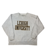 Vintage Lehigh University Gear For Sports Big Cotton Gray Sweatshirt Siz... - $55.17 CAD