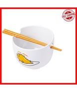 BPA-Free Gudetama Top Ramen Bowl Set - 20 Oz Ceramic with Easy Clean Fea... - $67.48 CAD