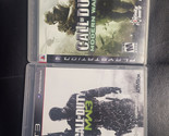 LOT OF 2 Call of Duty: MW3 + CALL OF DUTY 4 MW PlayStation 3 PS3 NICE - £8.60 GBP