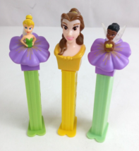 Lot of 3 Disney Princess Pez Dispensers Tinkerbell, Iridessa, &amp; Belle (C) - £7.61 GBP