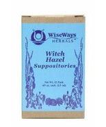 WiseWays Herbals Witch Hazel Suppositories 12 pack - £12.01 GBP