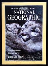 National Geographic Magazine July 1992 mbox3658 Mountain Lions - £3.74 GBP