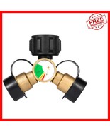 Efficient 2 Way Propane Hose Splitter with Gas Level Gauge - 20lb Compat... - $615.94 MXN