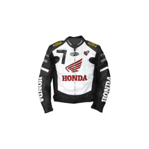Men&#39;s Yamaha Customized Motorcycle Racing Leather Jacket Genuine Cowhide Leather - £156.48 GBP