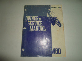 1991 Suzuki RM80 Owners Service Manual DAMAGED WORN STAINED FACTORY OEM ... - $25.04