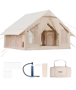 VEVOR Inflatable Tents, 4-6 Person, 300D Oxford, Tent 2 Doors &amp; 4 Mesh W... - $338.99