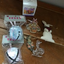 Estate Lot of Hallmark Tigger Pastel Jingle Bells Stuffed White Easter B... - $13.99