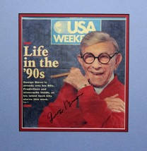 George Burns Original Autograph Matted Ready To Frame! - £59.35 GBP