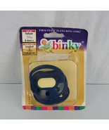 Vintage Binky Pacifier Blue Set lot 2 NEW 1997 Infant 4 + Mos Angled Latex - £34.84 GBP