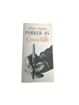 PARKER INSTRUCTION MANUAL for PARKER 45 CONVERTIBLE 1965 PRINTING - €4,34 EUR