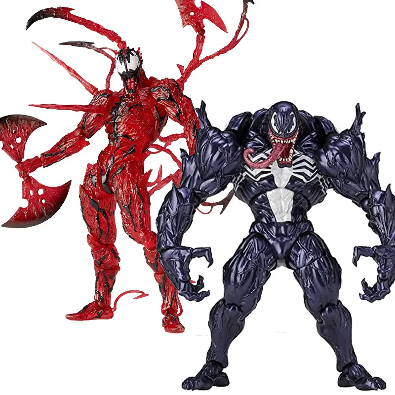 Marvel Venom Carnage Anime Figure Toys 18cm Movie Venom 2 Carnage Bjd Figure - £25.57 GBP+