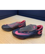 Nike Boys KD 6 599477-001 Black Basketball Shoes Sneakers Size 6Y Runnin... - $655.87 MXN