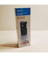 Sony VOR M-760V Micro Cassette Corder Voice Operated Recorder FOR PARTS ... - $31.55 CAD