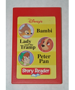 Disney&#39;s Story Reader - Bambi, Lady and the Tramp, Peter Pan (Cartridge ... - $8.00