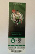 2013-14 Brooklyn Nets Vs Boston Celtics NBA Basketball Game Ticket Stub ... - $21.76