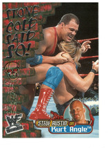 2001 Fleer WWF Steve Austin On Series &quot;Kurt Angle&quot; Trading Card (#2) {6009} - £3.51 GBP