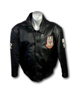 McMaster University Jacket Black Leather Sz 52 XL Health Science Vintage... - £173.98 GBP