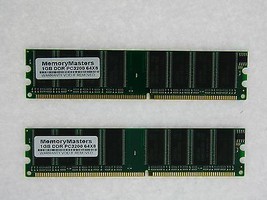 2GB 2x1GB PC3200 DDR Memory for Dell Optiplex GX260 GX270 SX270 - £23.87 GBP
