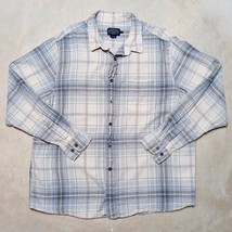 Pendleton Woolen Mills Linen Blend Plaid Long Sleeve Shirt - Men&#39;s Size 2XL - $24.95