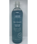 Om She Aromatherapy Sea Minerals Moisturizing Body Wash Aloe Vera &amp; Rosehip - £17.13 GBP