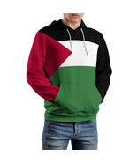 AAP- Palestine Flag 3D Hoodie Polyester Tops 2024 Harajuku Sweatshirt Un... - $27.99