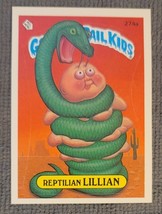 Garbage Pail Kids #274a Series 7 Reptilian Lillian Topps 1987 - £2.24 GBP