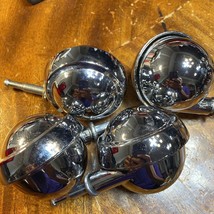 Set of 4 Shepherd Ball Casters Chrome 5/16&quot; x 2.5” New - £23.48 GBP