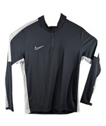 Mens 1/4 Zip Long Sleeve Black Shirt Size L Large Nike Pullover Layering... - £26.66 GBP