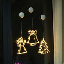 Moon Star Led Curtain Lamp String Christmas Lights Decoration Holiday Lights Cur - £8.04 GBP
