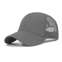 Mens Womens Trucker Hat Mesh Back Plain Snapback Baseball Cap Blank Viso... - $13.99