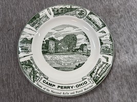 Vintage Camp Perry Ohio Commemorative Plate Rifle &amp; Pistol Matches Military - $914.97 MXN