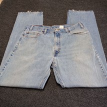 VTG Levis 505 Jeans Men 36x34 Light Blue Regular Straight Leg Y2K Casual Pants - £22.11 GBP
