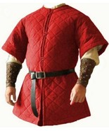 Medieval Celtic Viking Armor Padded Gambeson Short Sleeves FOR  Washingt... - £64.51 GBP+