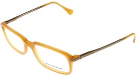 Ermenegildo Zegna Eyeglasses Frame Unisex Yellow Bronze VZ3519 6DS Rectangular - £66.51 GBP