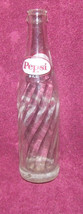 vintage glass soft drink bottle {pepsi cola} - $23.76