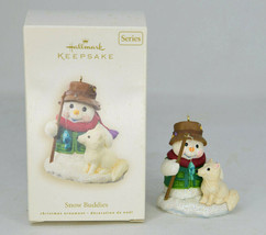 Snow Buddies Snowman Hallmark Keepsake Ornament 2008 - £7.78 GBP