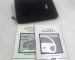 2002 Ford Escort Owners Manual Handbook Set with Case OEM M03B51054 - $26.99