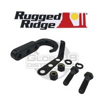 Rugged Ridge Black Tow Hook 10,000lb Capacity Drilling Required - £10.38 GBP